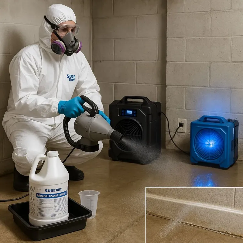 Sanitization and Odor Removal process in Shamrock, TX