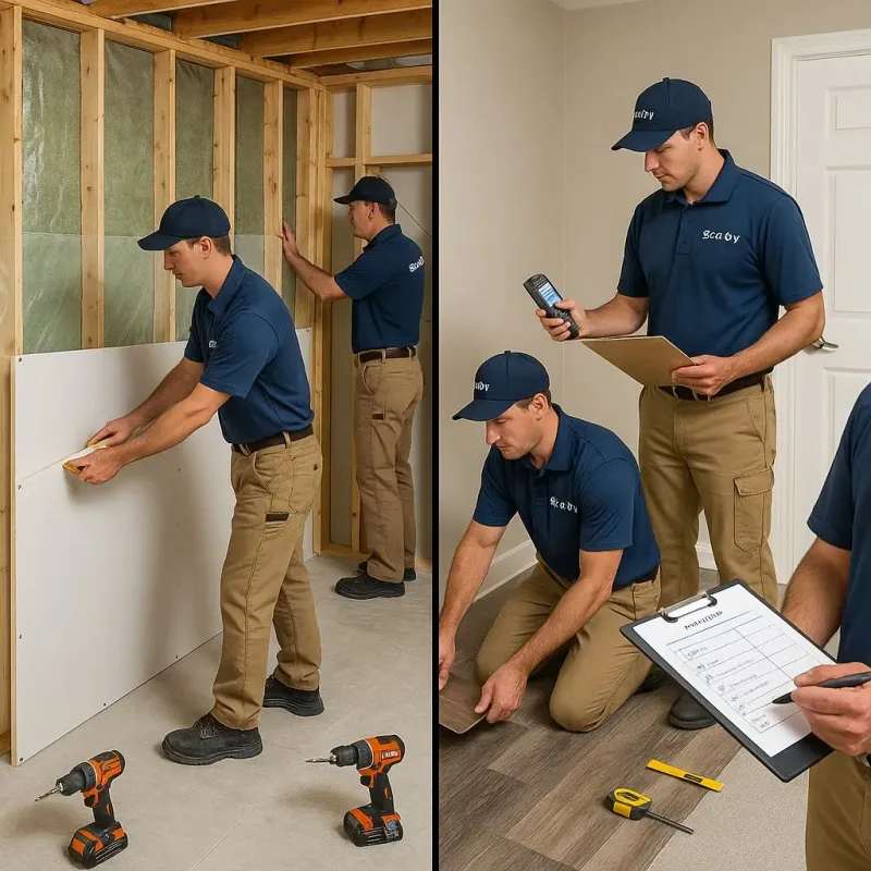 Repairs and Reconstruction process in Shamrock, TX